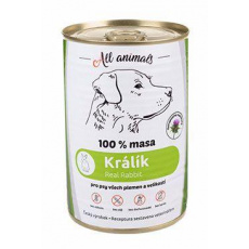 All Animals DOG králík mletý 400g All Animals DOG králík mletý 400g
