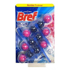 Wc blok Bref Power Aktiv Lavender kuličky 3x50g