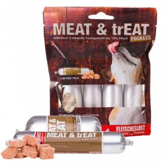 Meat & Treat Horse 4x40g