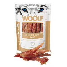 WOOLF pochoutka chicken jerky bars 100g