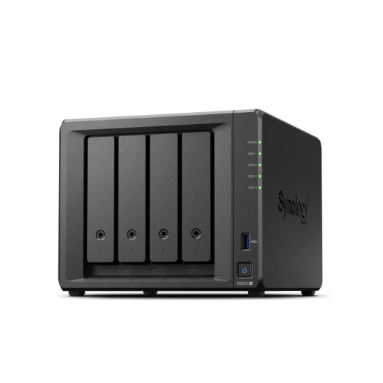 Synology DiskStation DS923+ úložný server NAS Tower Ryzen Embedded R1600 4 GB DDR4L 0 TB DiskStation Manager Černá