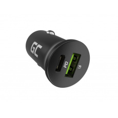 Green Cell GC PowerRide Nano38 38W 6A 1x USB-C 1x USB-A nabíječka do auta