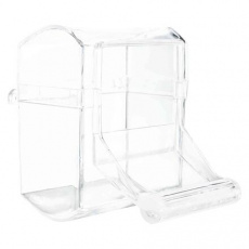 Krmítko kryté, průhledné 70ml/7x7cm Krmítko kryté, průhledné 70ml/7x7cm