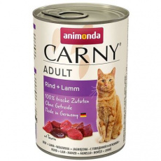 ANIMONDA konzerva CARNY Adult - hovězí, jehněčí 400g ANIMONDA konzerva CARNY Adult - hovězí, jehněčí 400g