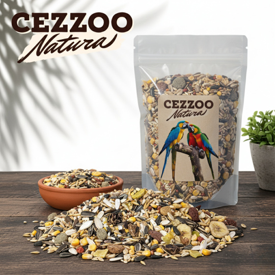 CEZZOO Natura Prestige Velký papoušek 1kg
