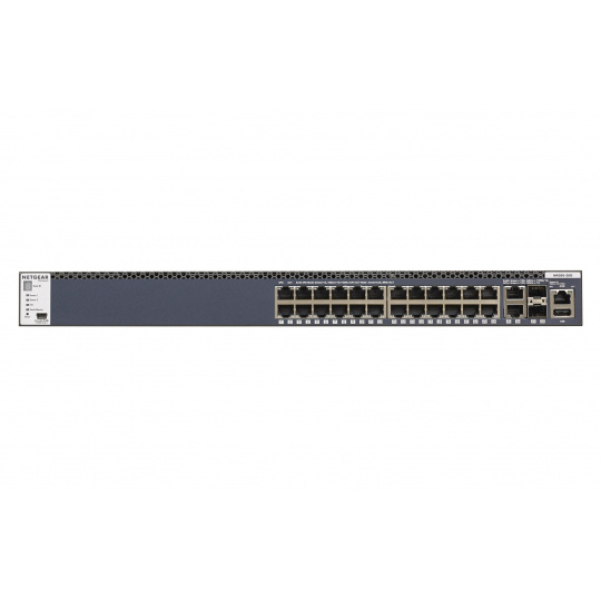 NETGEAR M4300-28G Řízený L3 Gigabit Ethernet (10/100/1000) 1U Černá