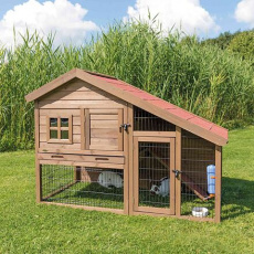 Natura dřevěný dům s výběhem pro králíky 151x107x80 cm Natura dřevěný dům s výběhem pro králíky 151x107x80 cm
