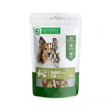 Pamlsok Natures P Snack dog rabbit & cod rolls 75 g