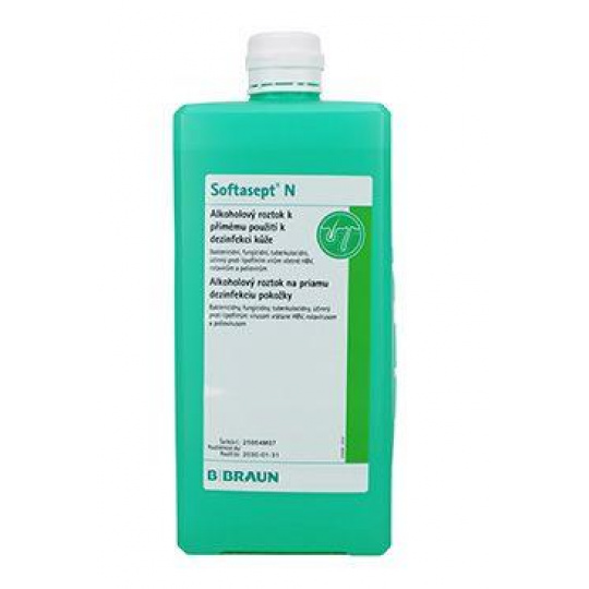 Softasept N Bezbarvý dezinfekce kůže,sliznic,ran1000ml
