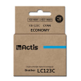 Actis KB-123C inkoust (náhradní Brother LC123C/LC121C; standardní; 10 ml; modrý)