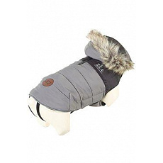 Obleček bunda pre psy NEW MOUNTAIN sivá 65cm Zolux