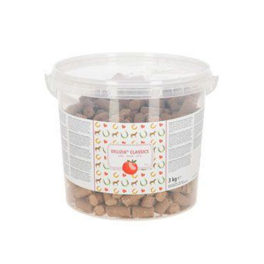 Pochoutka pro koně DELIZIA jablko 3kg kbelík