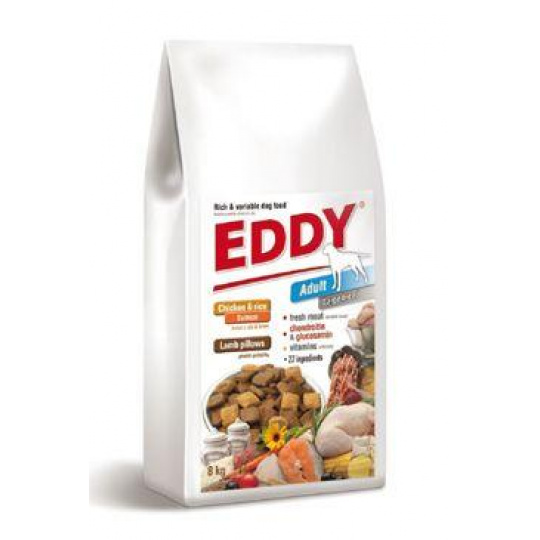 EDDY Adult Large Breed s masovými polštářky 8kg EDDY Adult Large Breed s masovými polštářky 8kg