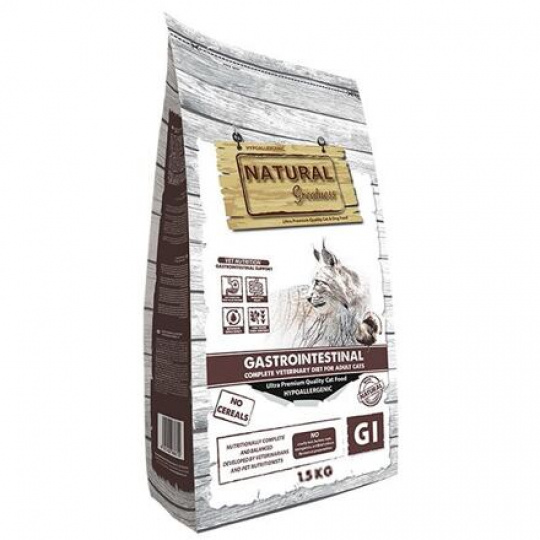 Natural Greatness GASTROINTESTINAL veterinární dieta pro kočky 1,5 kg