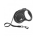 Vodítko FLEXI Black Design M pásek 5m/25kg stříbrná