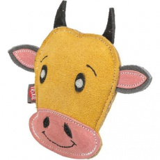 Cow - głowa krowy, 17 cm, zabawka dla psów, 100% prawdziwa skóra, żółta Cow - głowa krowy, 17 cm, zabawka dla psów, 100% prawdziwa skóra, żółta