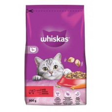 Whiskas Dry s hovězím masem 300g Whiskas Dry s hovězím masem 300g