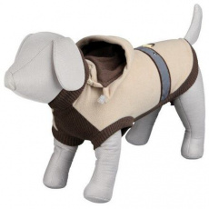 Flísová vesta POMPEI s nápletmi, béžovo/hnedá Flísová vesta POMPEI s nápletmi, béžovo/hnedá