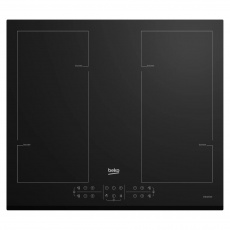 Beko HII64206F2MT Černá Vestavěné 58 cm Indukční varná deska se zónami 4 zóna/zón