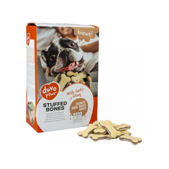 Pamlsok DUVO+ Biscuit Stuffed bones 500 gr