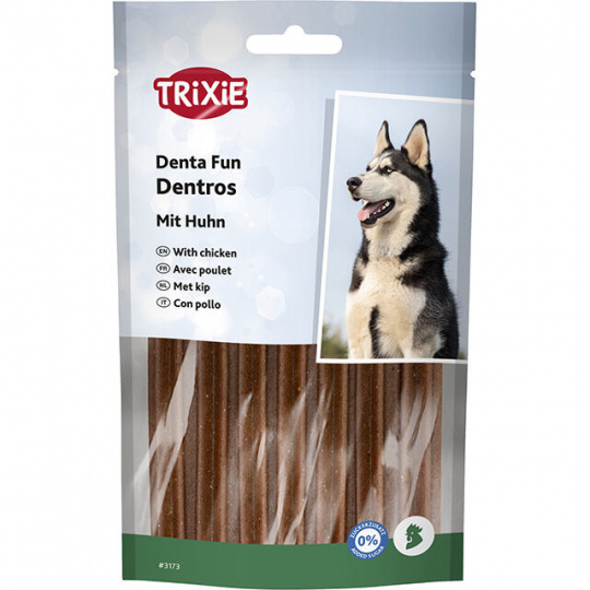 DentaFun DENTROS, žvýkací tyčky s drůbežím masem, 7 ks/180 g