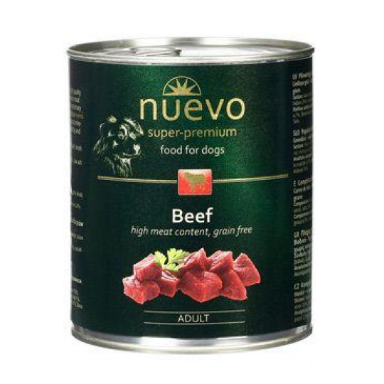 Nuevo pes Adult Hovězí konz. 800g Nuevo pes Adult Hovězí konz. 800g