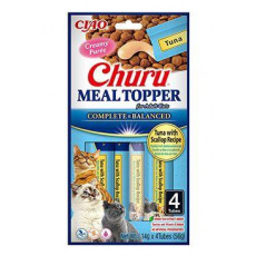 Churu Cat Meal Topper Tuna with Scallop Recipe 4x14g Churu Cat Meal Topper Tuna with Scallop Recipe 4x14g