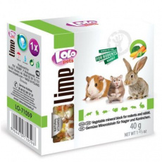 LOLO zeleninový minerální kámen pro hlodavce 40 g LOLO zeleninový minerální kámen pro hlodavce 40 g