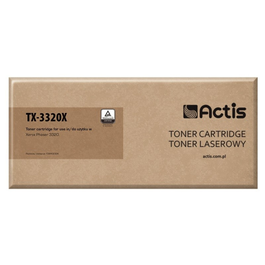 Actis Tonerová kazeta TX-3320X (náhrada za Xerox 106R02306; 11000 stran; černá)