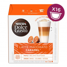 Nescafé Dolce Gusto Caramel Latte Macchiato Kávová kapsle 16 kusů