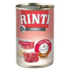 Rinti Dog Sensible konzerva hovězí+rýže 400g Rinti Dog Sensible konzerva hovězí+rýže 400g