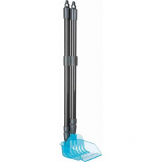 Sběrač na exkrementy s teleskop.tyčí 57-102 cm šedo/modrý Sběrač na exkrementy s teleskop.tyčí 57-102 cm šedo/modrý