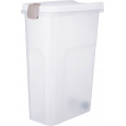 Barel, vzduchotěsný zásobník 40 l/27 × 61 × 45 cm, transparentní/bílá