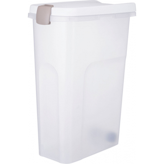 Barel, vzduchotěsný zásobník 40 l/27 × 61 × 45 cm, transparentní/bílá