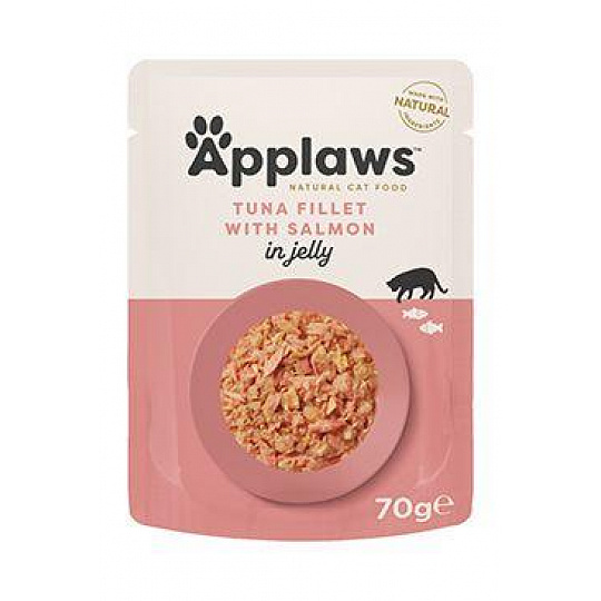Applaws Cat kapsa Adult Jelly tuňák s lososem 70g
