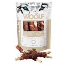 WOOLF pochoutka chicken and rawhide twister 100g WOOLF pochoutka chicken and rawhide twister 100g