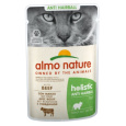 ALMO NATURE Hairball - mokré krmivo pro dospělé kočky - hovězí maso - 70g