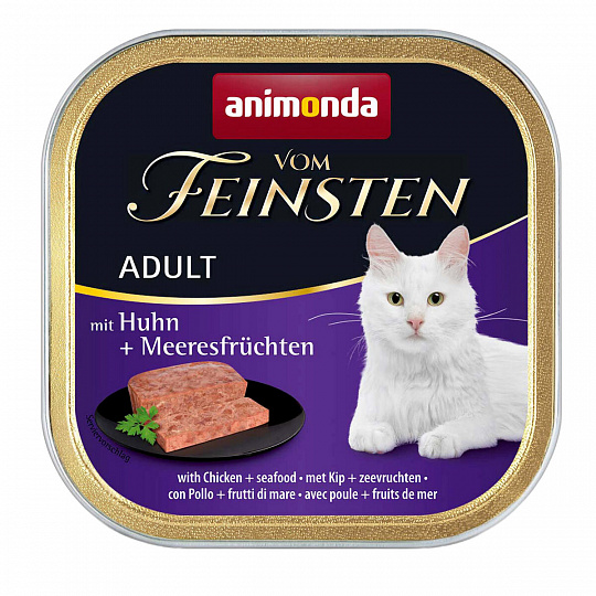 ANIMONDA paštika ADULT - kuře, mořské plody pro kočky 100g