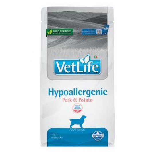 Farmina Vet Life dog hypoallergenic, pork & potato 2 kg