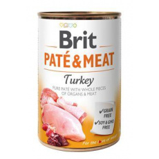 Brit Dog konz Paté & Meat Turkey 400g