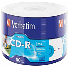 Verbatim 50x CD-R Printable 700 MB 50 kusů