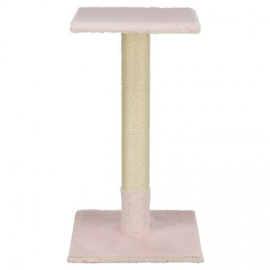 Škrabací sloupek BEANA, 69 cm, králičí plyš, světlerůžová - LIMITOVANÁ NABÍDKA
