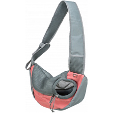 Front Sling Carrier - přední nosítko/taška, 50 x 25 x 18 cm, růžová/šedá (max. 5kg)