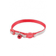 Obojek kočka SHINY nylon červený 10mm/30cm Zolux Obojek kočka SHINY nylon červený 10mm/30cm Zolux