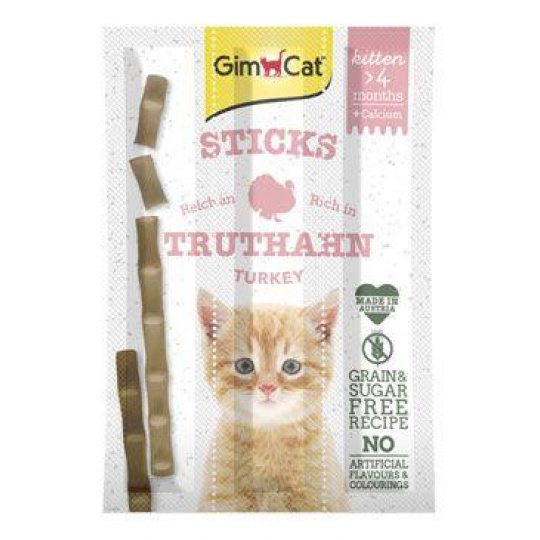GimCat Sticks Kitten krocan&calcium 3ks