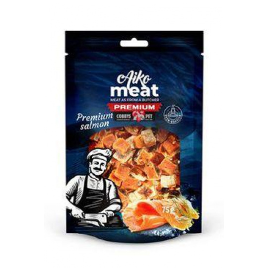 Pochoutka Aiko Meat Premium Salmon Cubes 75g Pochoutka Aiko Meat Premium Salmon Cubes 75g