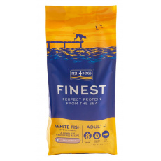 FISH4DOGS Finest Ocean White fish S - suché krmivo pro psy - 6kg