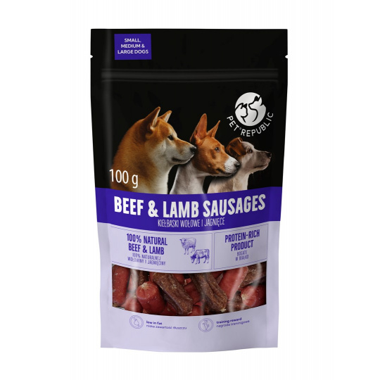 PETREPUBLIC Lamb cubes M - pamlsek pro psa - 100g