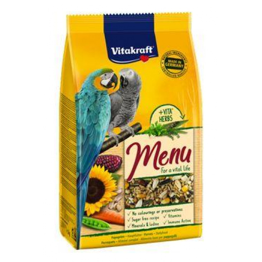 Vitakraft Bird Menu Vital Parrots 1kg