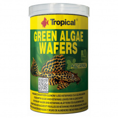 TROPICAL Green Algae Wafers - krmivo pro akvarijní ryby - 1000 ml/450 g